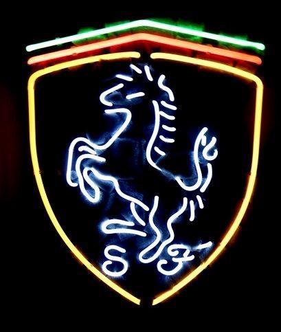 Ferrari Auto Neon Sign